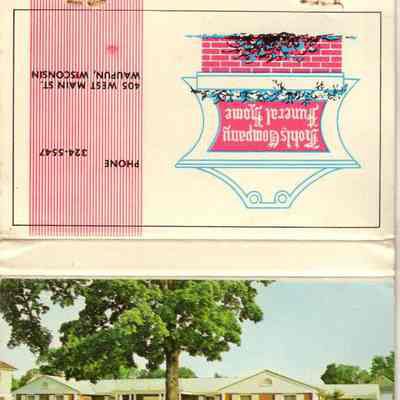 Matchbook, Kohls Company Funeral Home