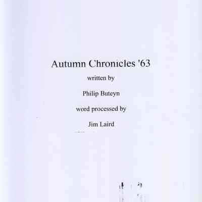 Autumn Chronicles '63
