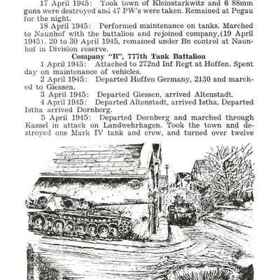 Page from The 777 Tank Battalion
