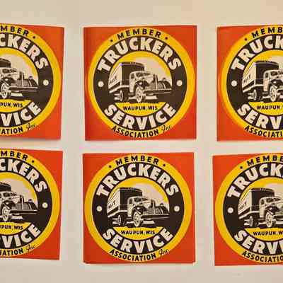 Stickers, Member Truckers Service Association
