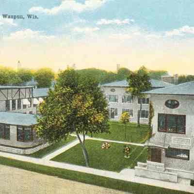 Postcard, Shaler, Color of the C. A. Shaler Plant, Waupun, WI
