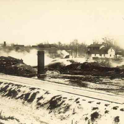 Postcard, Shaler, C.A. Shaler Co. Fire.