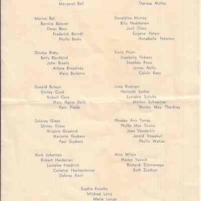 Waupun High School Class of 1942 (Commencement May 29 1942): Origformat: Other