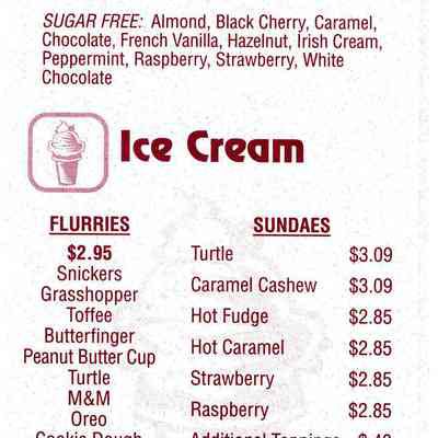 End of the Trail Candy Brochure.