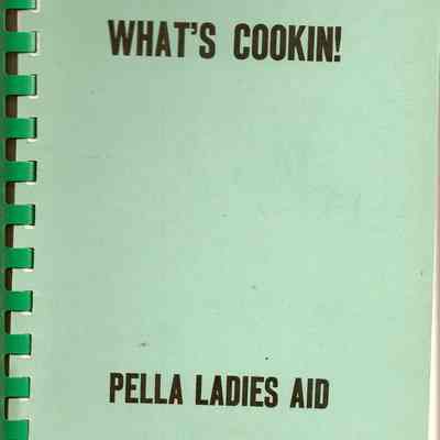 Cookbook, Church, Pella Lutheran, What's Cookin!