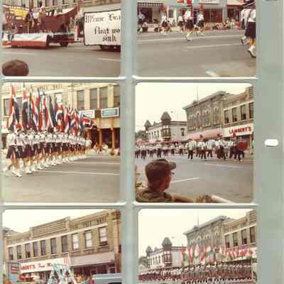Parade down Main St., Waupun 1972?, cont'.
