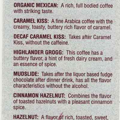 End of the Trail Candy Brochure.