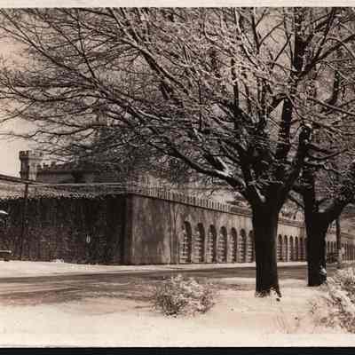 Postcard, Corrections, Wisconsin State Prison, Snow