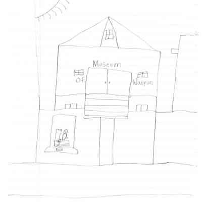 Picture on back of letter from Weston