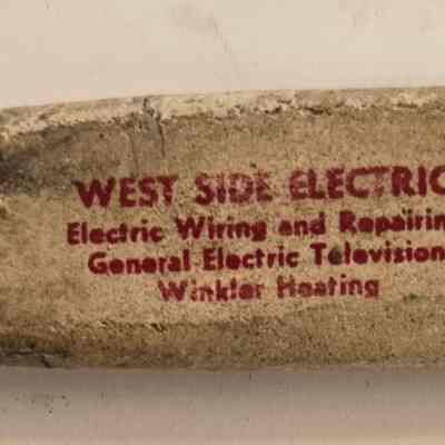 Well Used White Stone-like Thing, West Side Electric