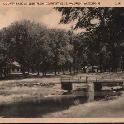 Postcard, Parks, Fond du Lac County Park, #C-241