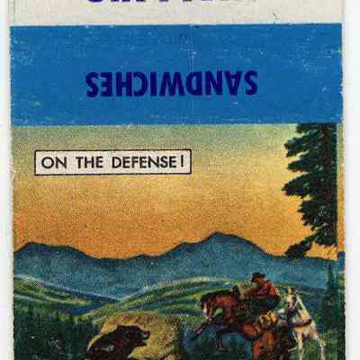 Wally's Tavern match book cover.