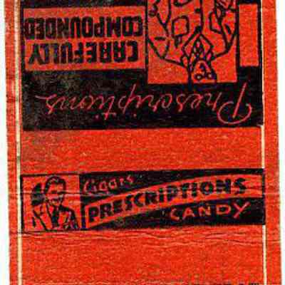 Postcard advertising the Bel - Aire Motel The Story of Chopin's Funeral March
