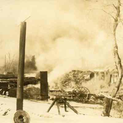 Postcard, Shaler, C.A. Shaler Co. Fire.
