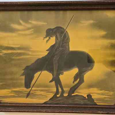 End of the Trail, Framed Print