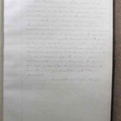 Last recorded District Meeting July 7,1890