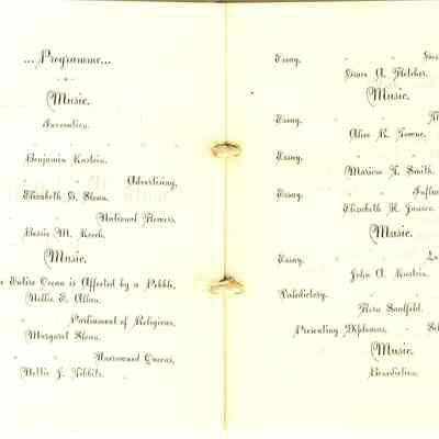 11th Commencement of SW High School, 1894.