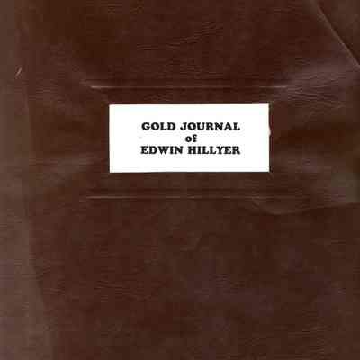 Booklet, Gold Journal of Edwin Hillyer
