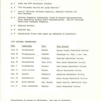 Wisconsin Council For Local History