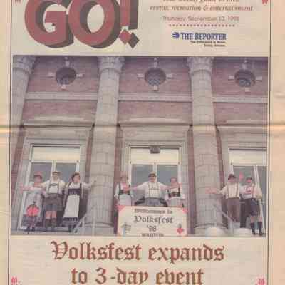 Newspaper, The Reporter, GO, Volksfest, 1998