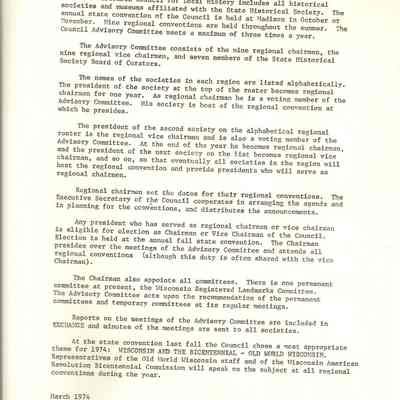 Wisconsin Council For Local History    P. 2
