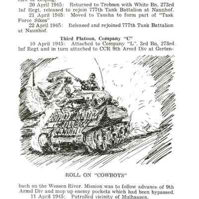 Page from The 777 Tank Battalion