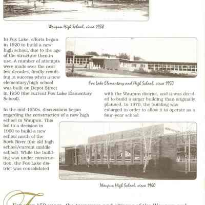 School history cont.- dedication program