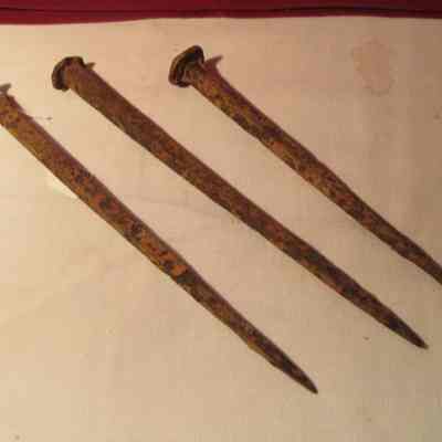 WW I Debris, Tent Spikes