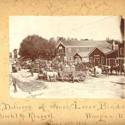 Photograph, Beichl & Kluegel, Delivery of Jones Lever Binders, 1896