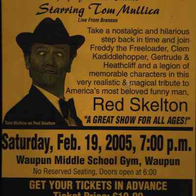 Poster, Red Skelton, Starring Tom Mullica