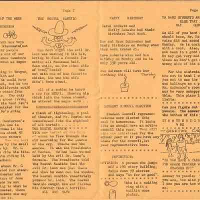 Waupun Middle School Gazette (Sept 18 1975): Origformat: Other