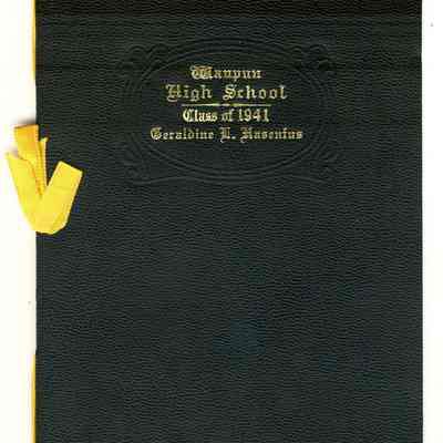 Diploma, Waupun High School, Geraldine Hasenfus, Class of 1941