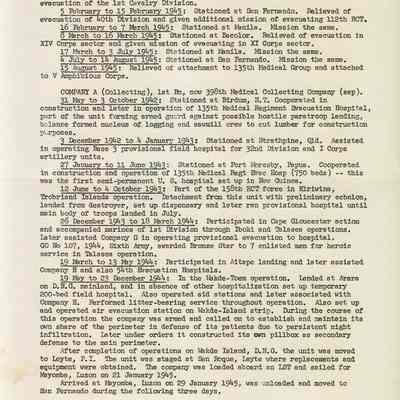 History of the 135th.
