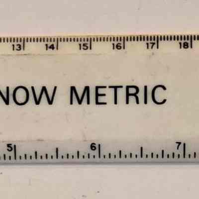 Ruler, Plastic,National Bank