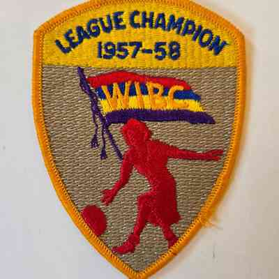 Patch, Bowling, WIBC, 1957-58, League Champion, Tulip Lanes, Liz Nitschke