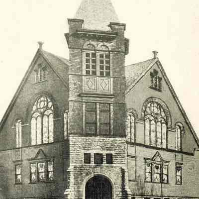 Postcard, Church, Union Church