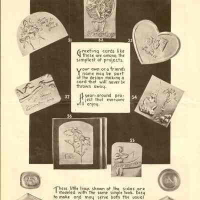Back page of Metal Modeling Booklet