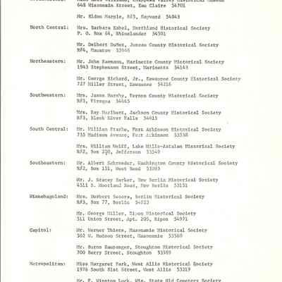 Wisconsin  Council For Local History     P. 5