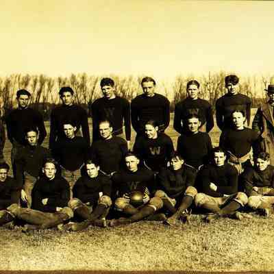State champion football team. Picture is copy of one in 1924 annual.