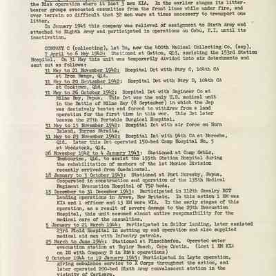 History of the 135th.