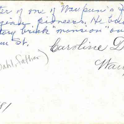 P. 71, Caroline Dahl.