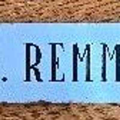 Sign, Wooden, Capt Donald Remmel Commanding