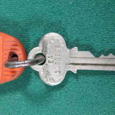 Back image of key