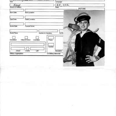 Photo and information about Gordon Wesley Rens.