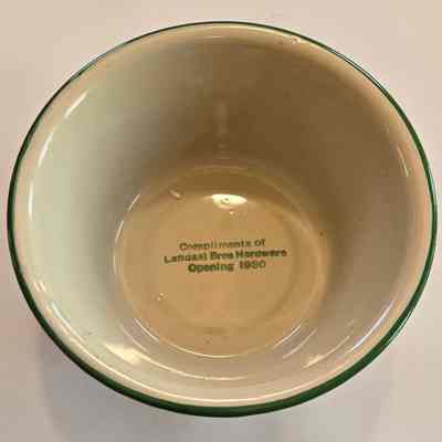 Bowl, Landaal Brothers Hardware