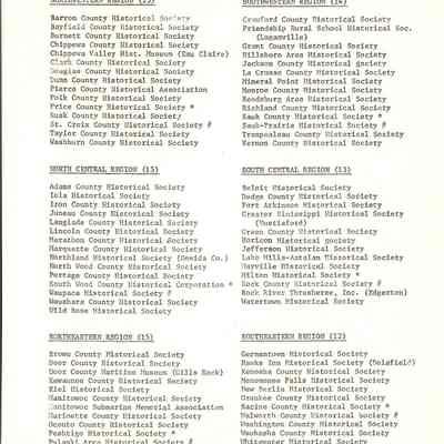 Wisconsin Council For Local History      P. 6