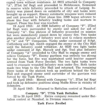 Page from The 777 Tank Battalion