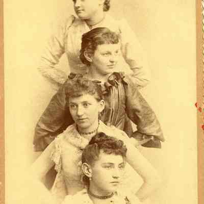 Cabinet Card, Johnson, P. 60, Carrington Faust, Germain Hall, Cross Loomans, Mabel Johns