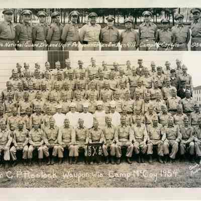 Photograph, 426th Medical Company Infantry, Camp McCoy 1954
