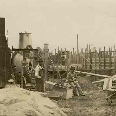 Postcard, Utilities, Construction Site